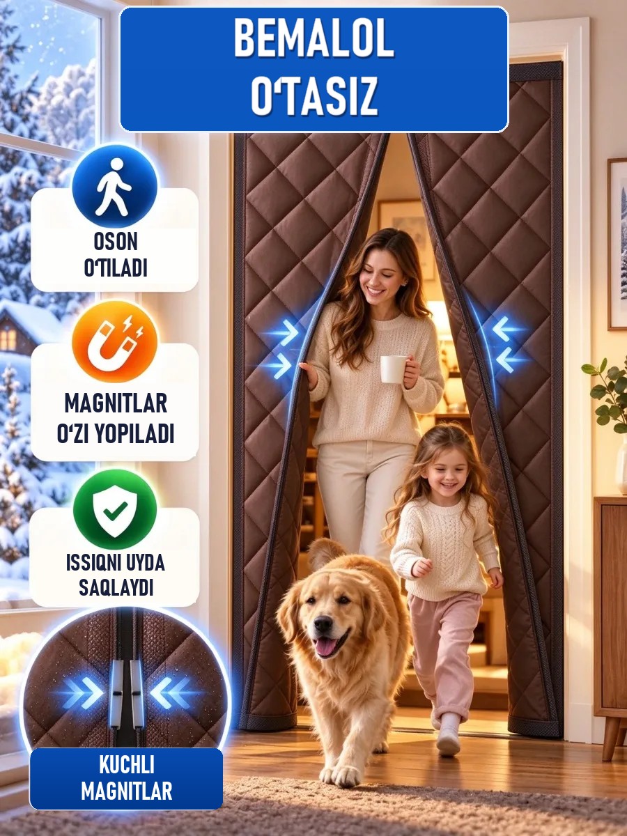 Eshikdan sovuq endi kirmaydi